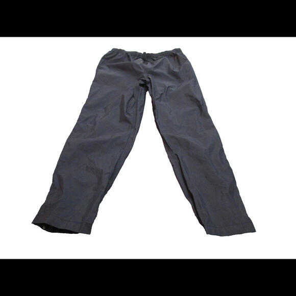 LL Bean Nylon Pants Black Size L Pull On Stretch Outdoor Comfort High Rise - Picture 1 of 14